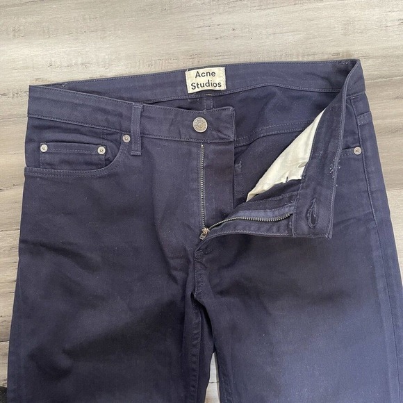 Acne Studios Skinny Jeans Women's Navy Size 29 - Picture 3 of 8
